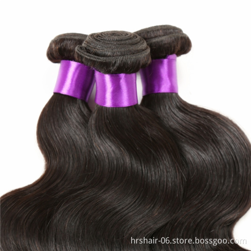 factory supply cuticle aligned Indian human hair body wave 10A bundles